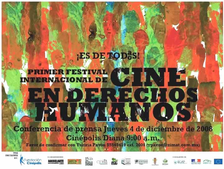Invitación Fundacion Cinemex Derechos Humanos